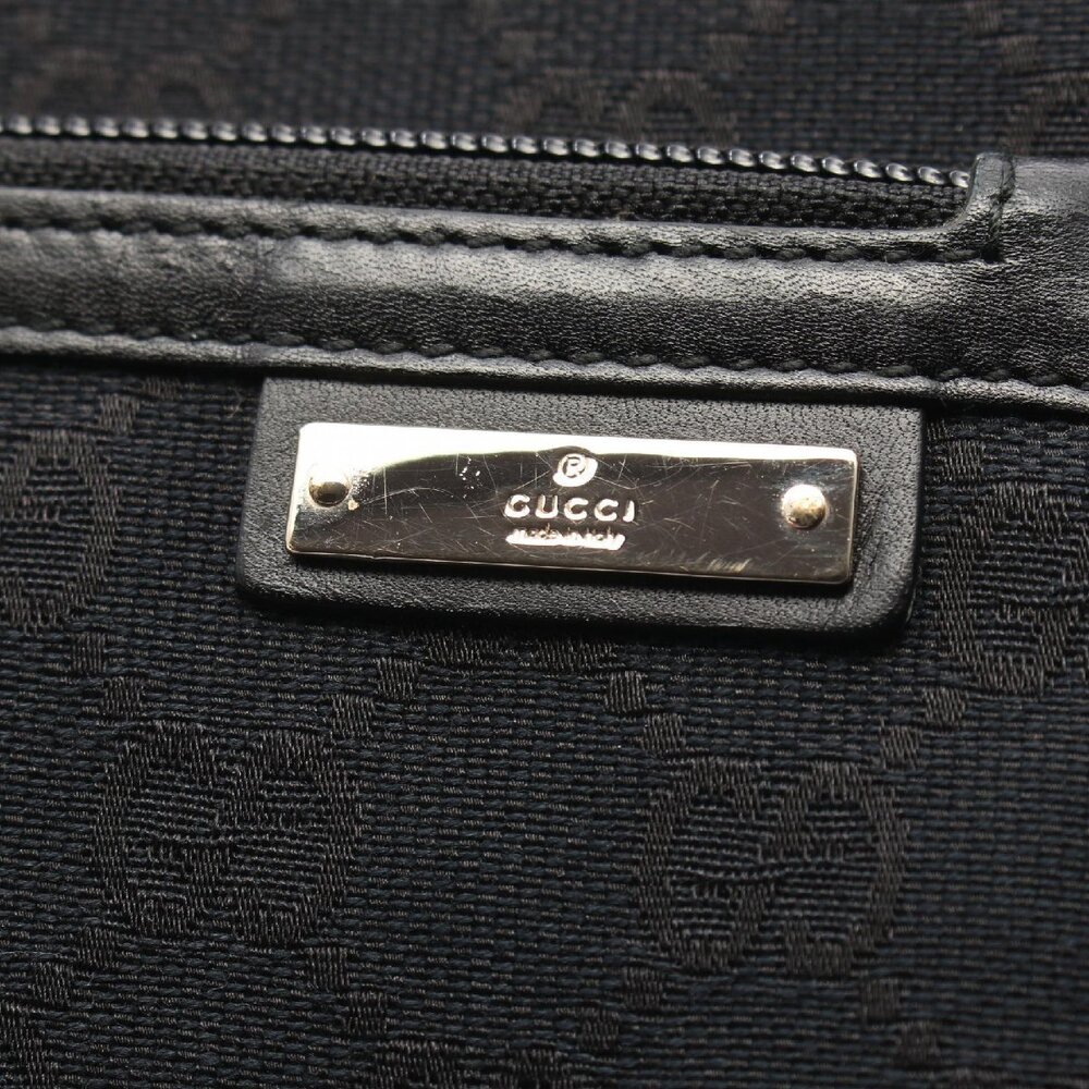 Gucci GG Canvas Shoulder Bag Beige Leather - Picture 10 of 10